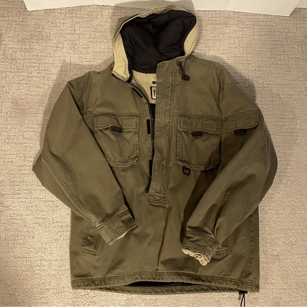 Eddie Bauer traditions Men’s M military style jacket multiple pockets